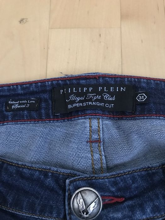 Gorgeous Philipp Plein Illegal Fight Club Straight Cut offers Jeans Black! SOLD OUT!!