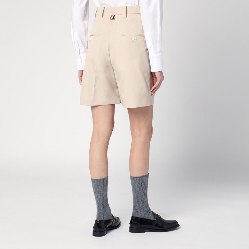 Thom Browne Thom Browne Khaki Bermuda Shorts In Cotton Blend Size 27" / US 4 / IT 40 - 2 Thumbnail