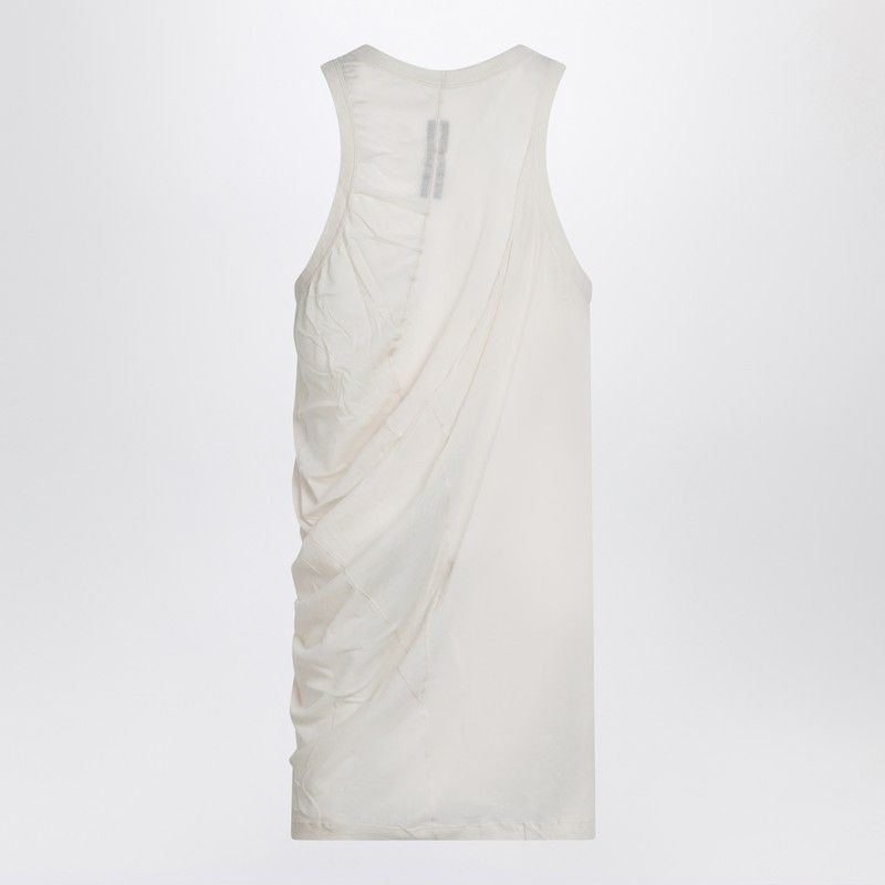 Rick Owens Rick Owens Ivory Tank Top With Draping Size US L / EU 52-54 / 3 - 2 Thumbnail