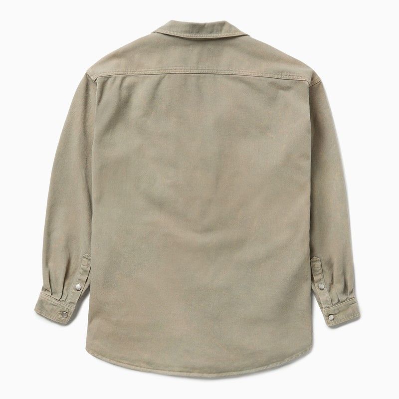 1989 STUDIO 1989 Studio Light Brown Denim Overshirt Size US M / EU 48-50 / 2 - 2 Thumbnail
