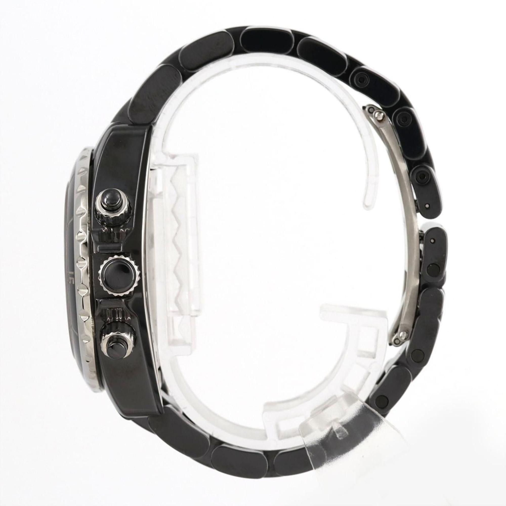 Chanel Chanel J12 Chronograph Ceramic 9P H2419 Wristwatch Automatic Size ONE SIZE - 3 Thumbnail