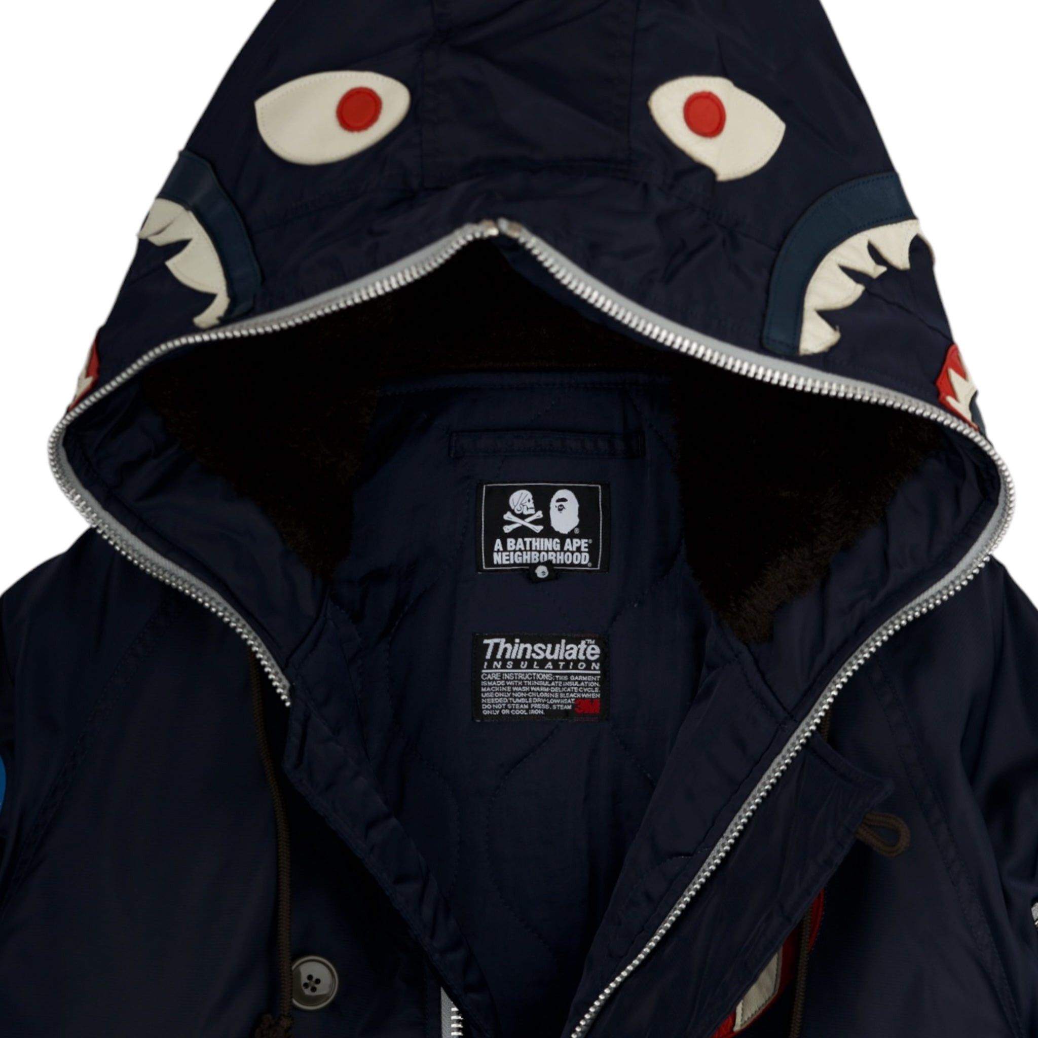 Bape NBHD N-2B Shark Jacket Navy Size US L / EU 52-54 / 3 - 4 Thumbnail
