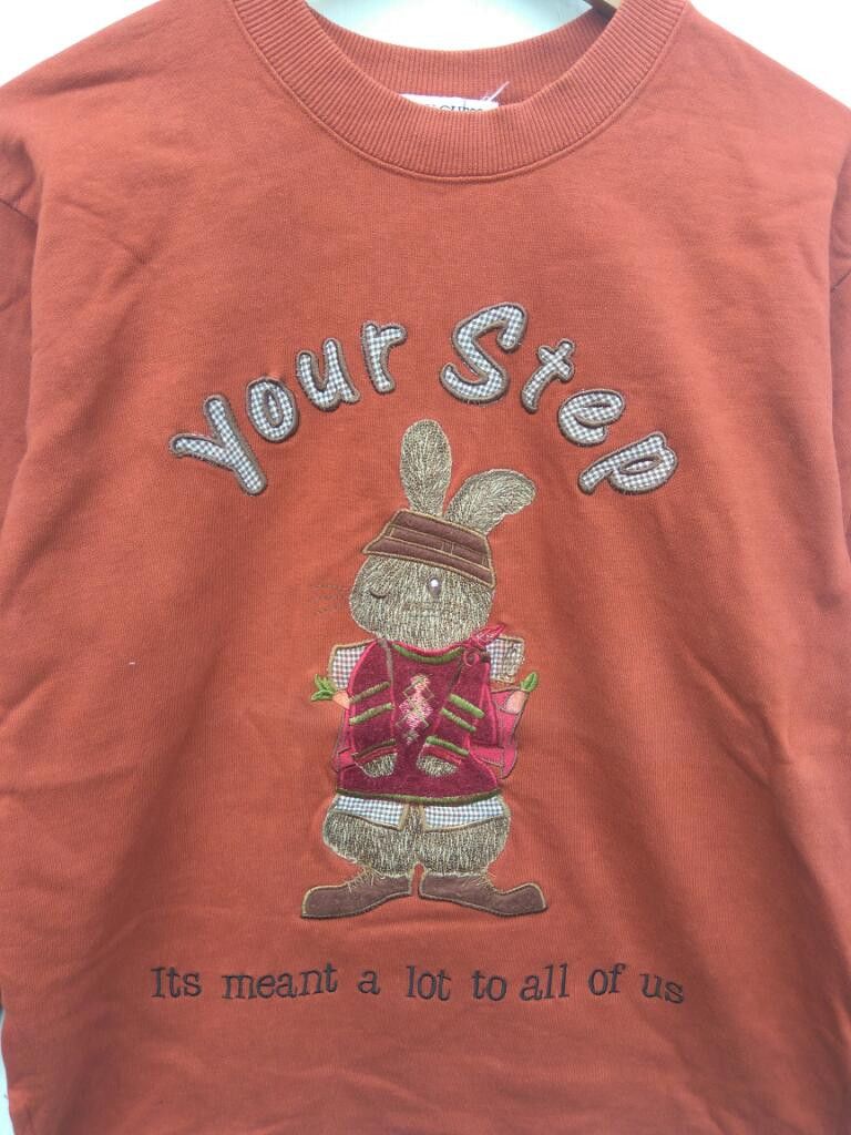 Vintage Vintage Rabbit embroidery sweatshirt Size US L / EU 52-54 / 3 - 3 Thumbnail