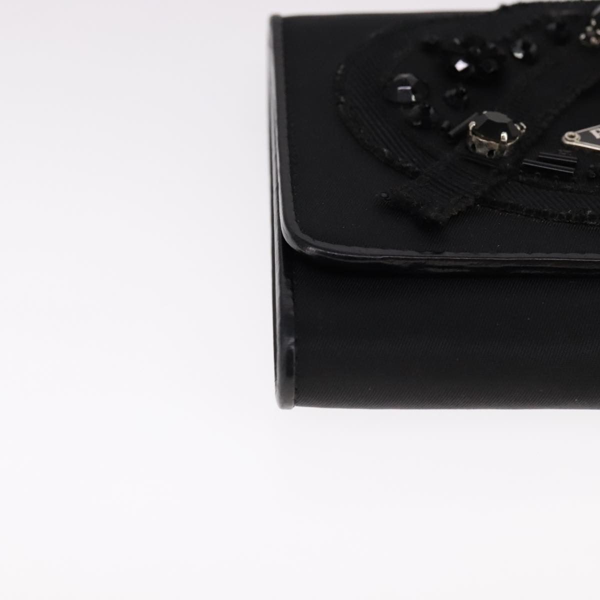 Prada Tessuto Black Synthetic Wallet (Pre-Owned) Size ONE SIZE - 6 Thumbnail