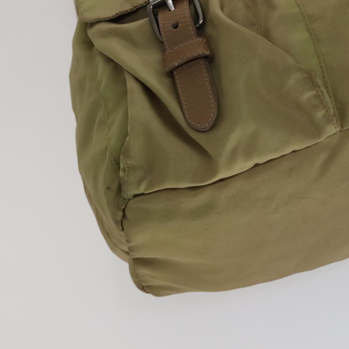Prada Re-Nylon Khaki Synthetic Backpack Bag (Pre-Owned) Size ONE SIZE - 8 Thumbnail
