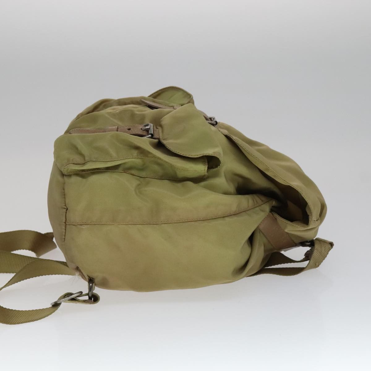 Prada Re-Nylon Khaki Synthetic Backpack Bag (Pre-Owned) Size ONE SIZE - 3 Thumbnail