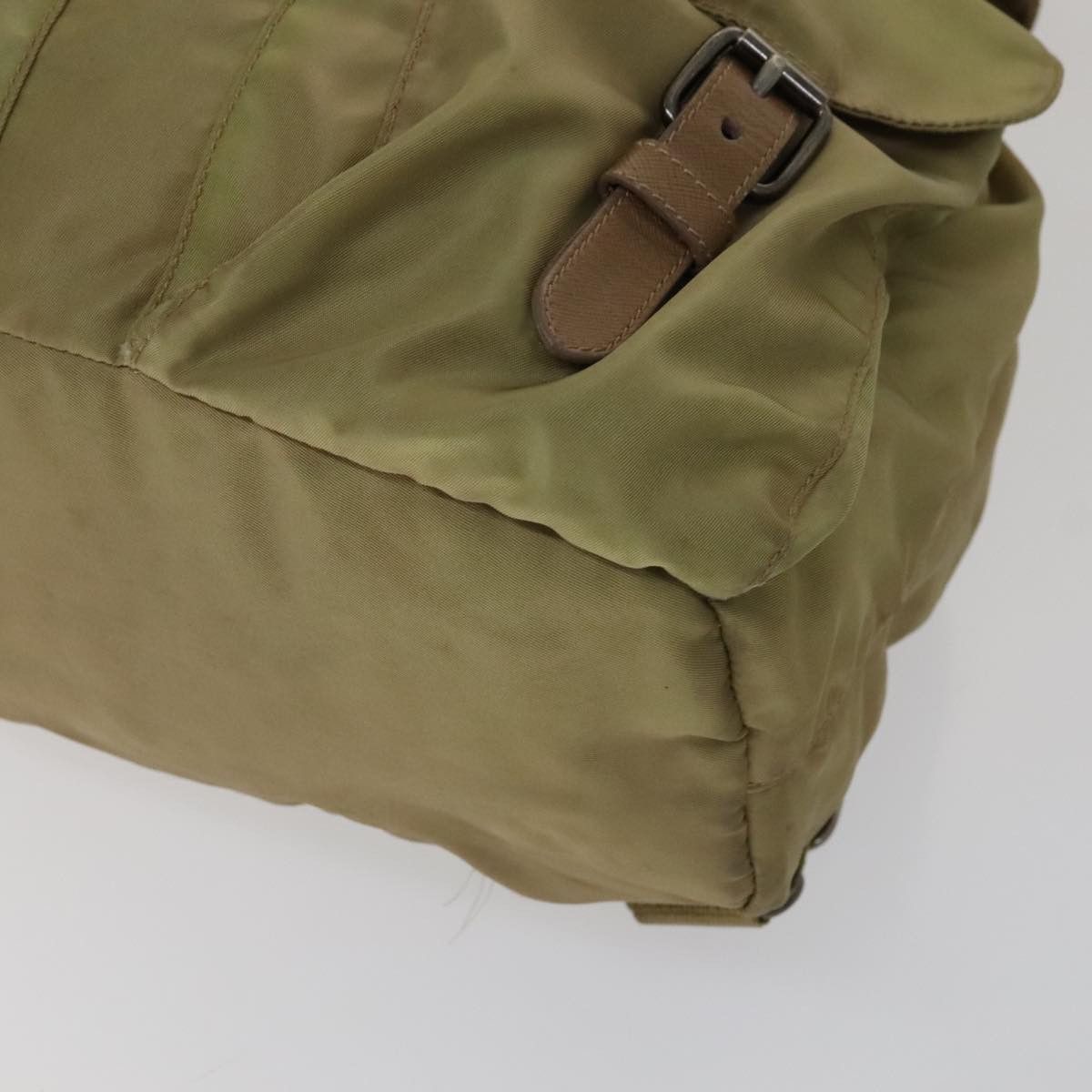 Prada Re-Nylon Khaki Synthetic Backpack Bag (Pre-Owned) Size ONE SIZE - 7 Thumbnail
