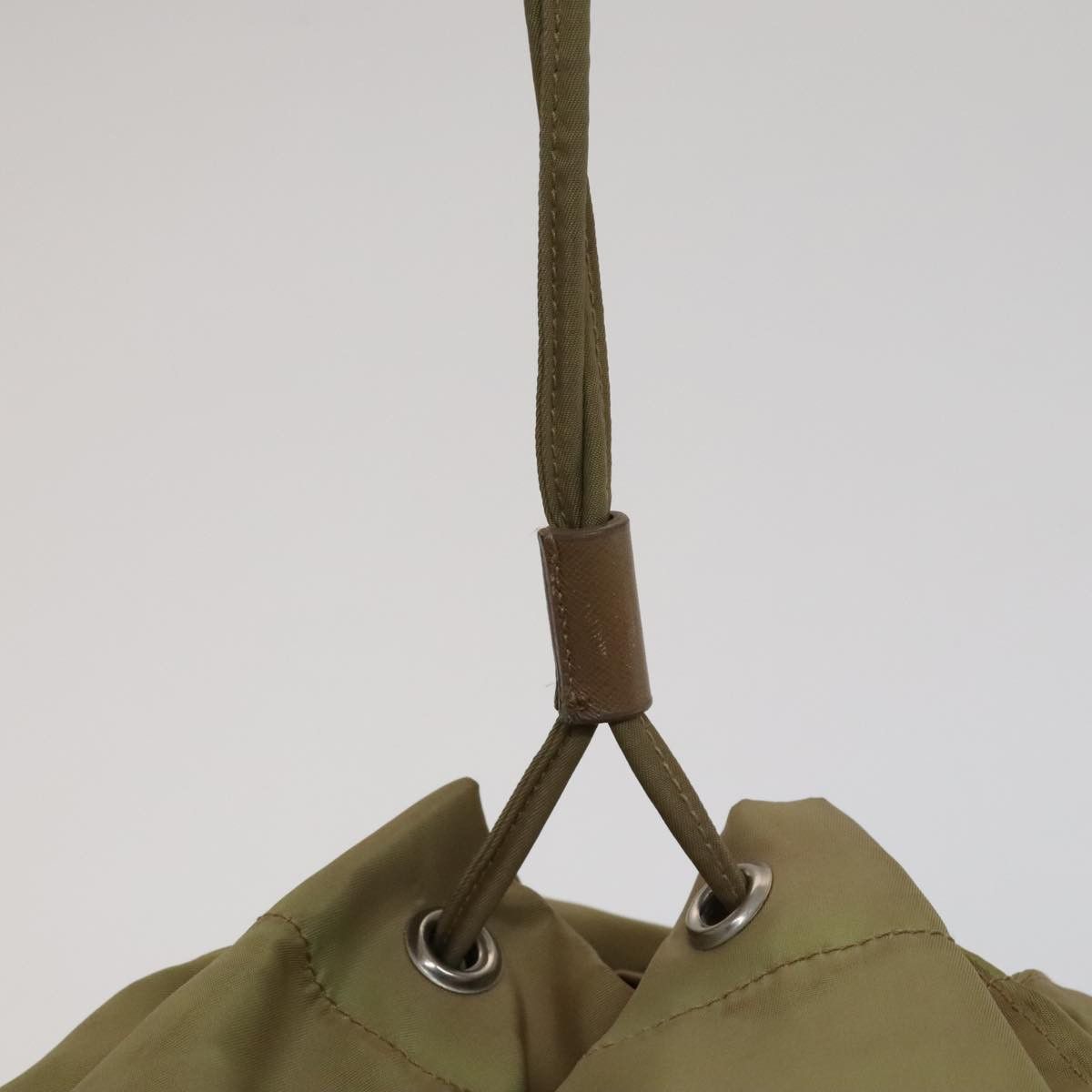 Prada Re-Nylon Khaki Synthetic Backpack Bag (Pre-Owned) Size ONE SIZE - 20 Thumbnail