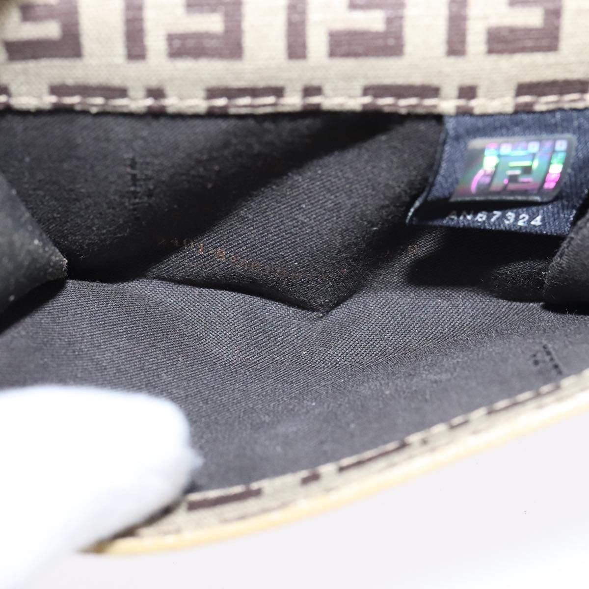 Fendi Zucchino Gold Patent Leather Wallet (Pre-Owned) Size ONE SIZE - 10 Thumbnail