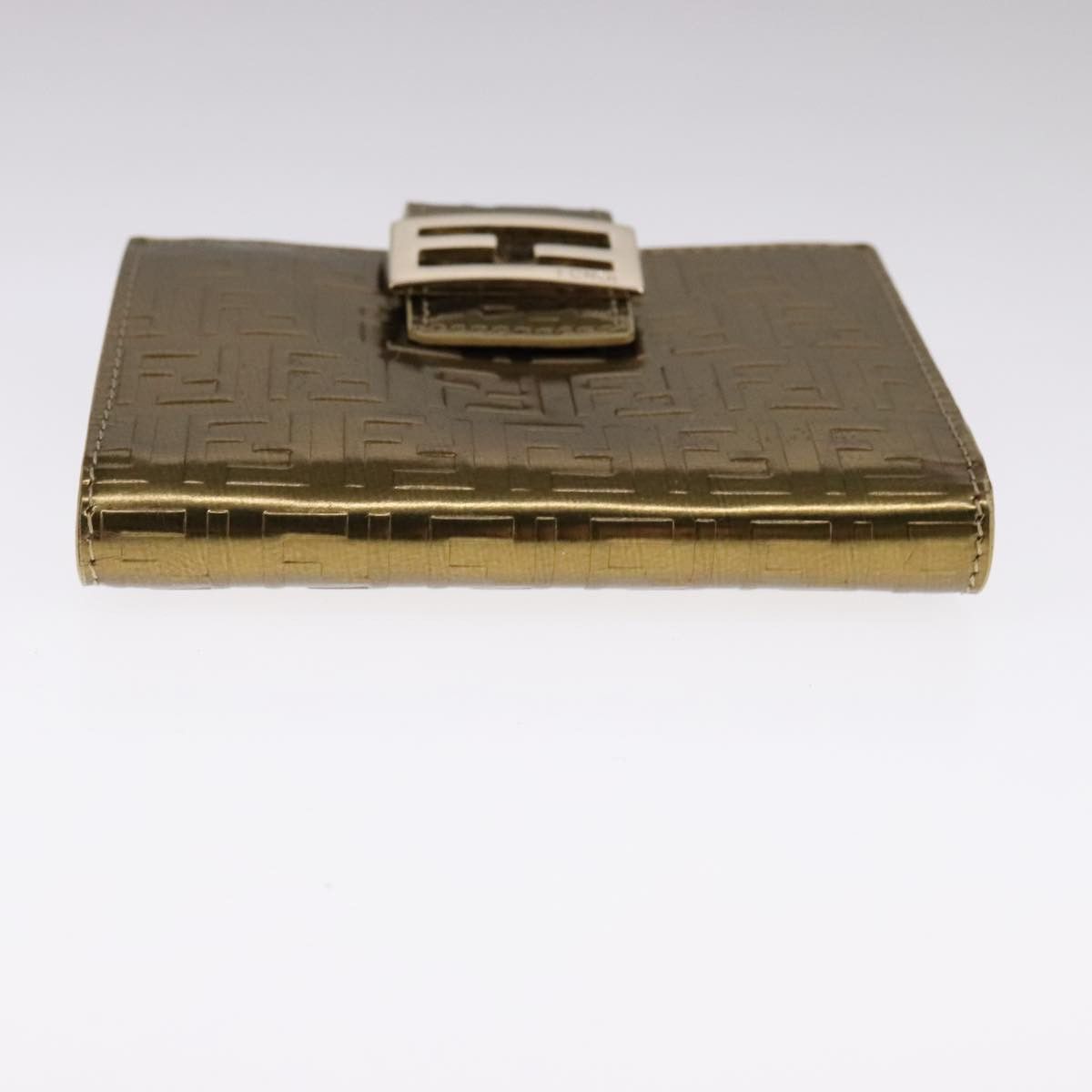 Fendi Zucchino Gold Patent Leather Wallet (Pre-Owned) Size ONE SIZE - 16 Thumbnail
