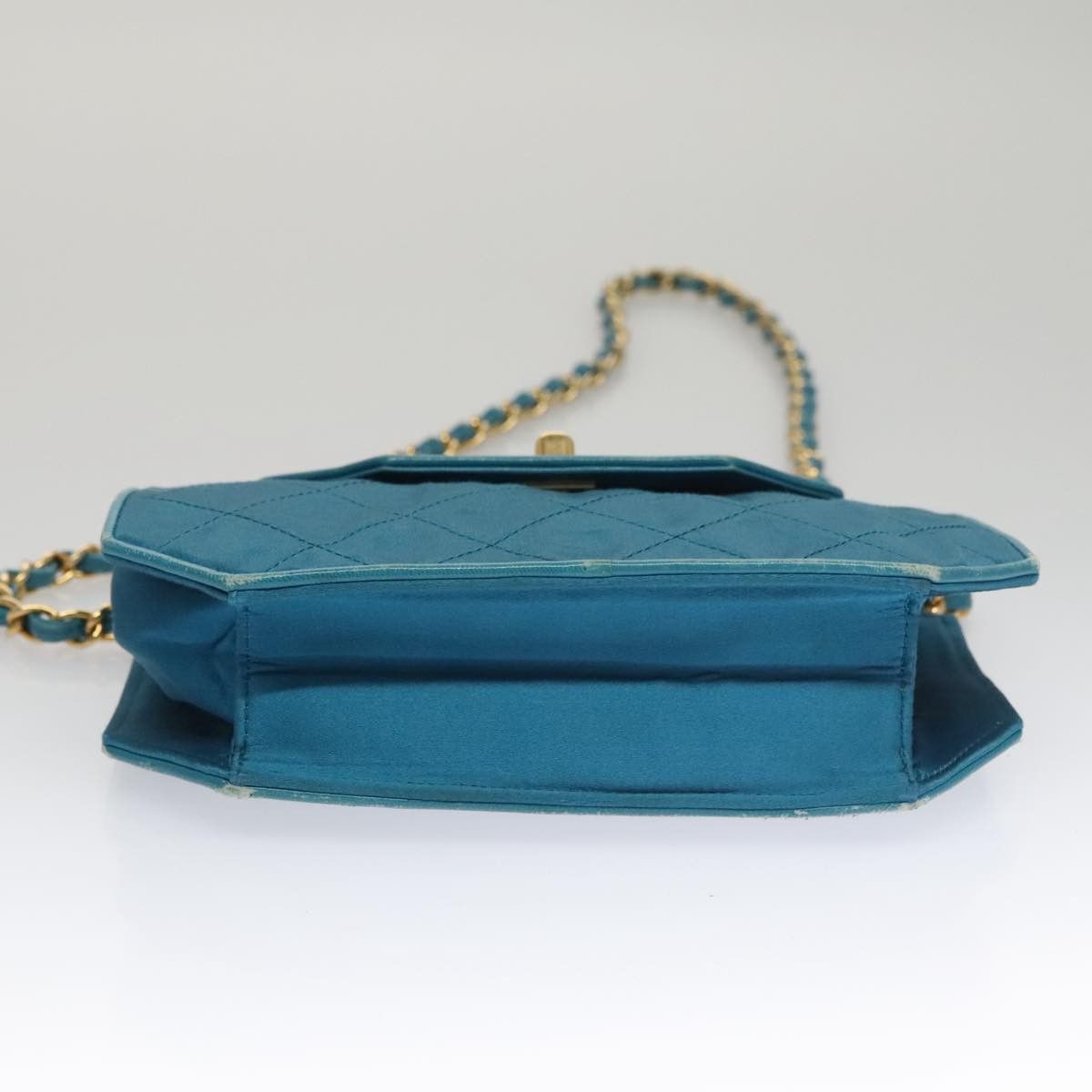 Chanel Cc Blue Silk Shoulder Bag (Pre-Owned) Size ONE SIZE - 19 Thumbnail