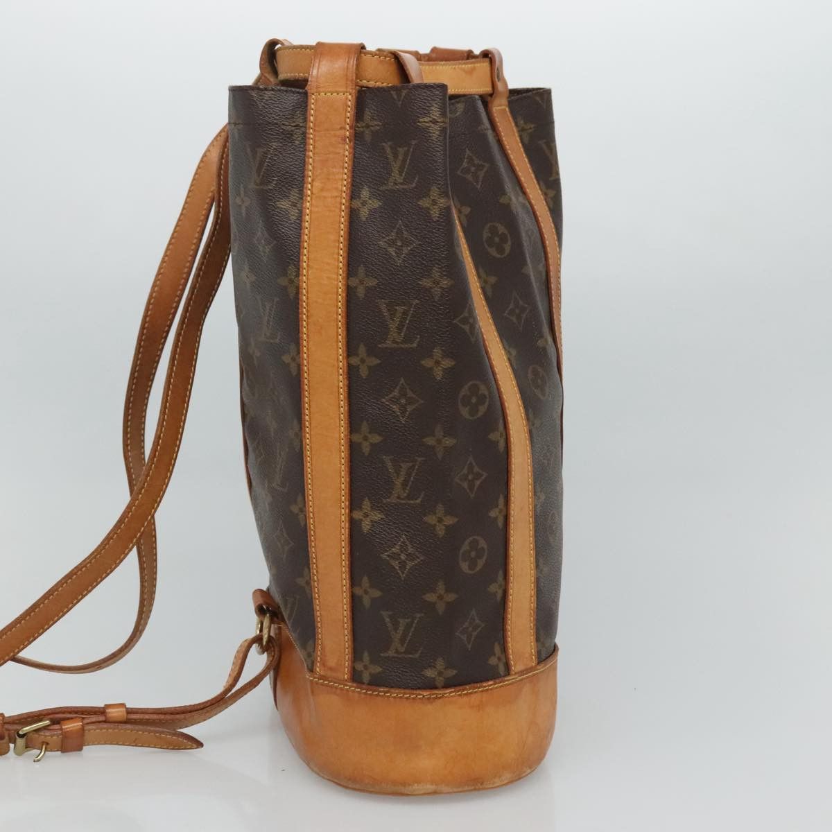 Louis Vuitton Randonnée Brown Canvas Shoulder Bag (Pre-Owned) Size ONE SIZE - 3 Thumbnail