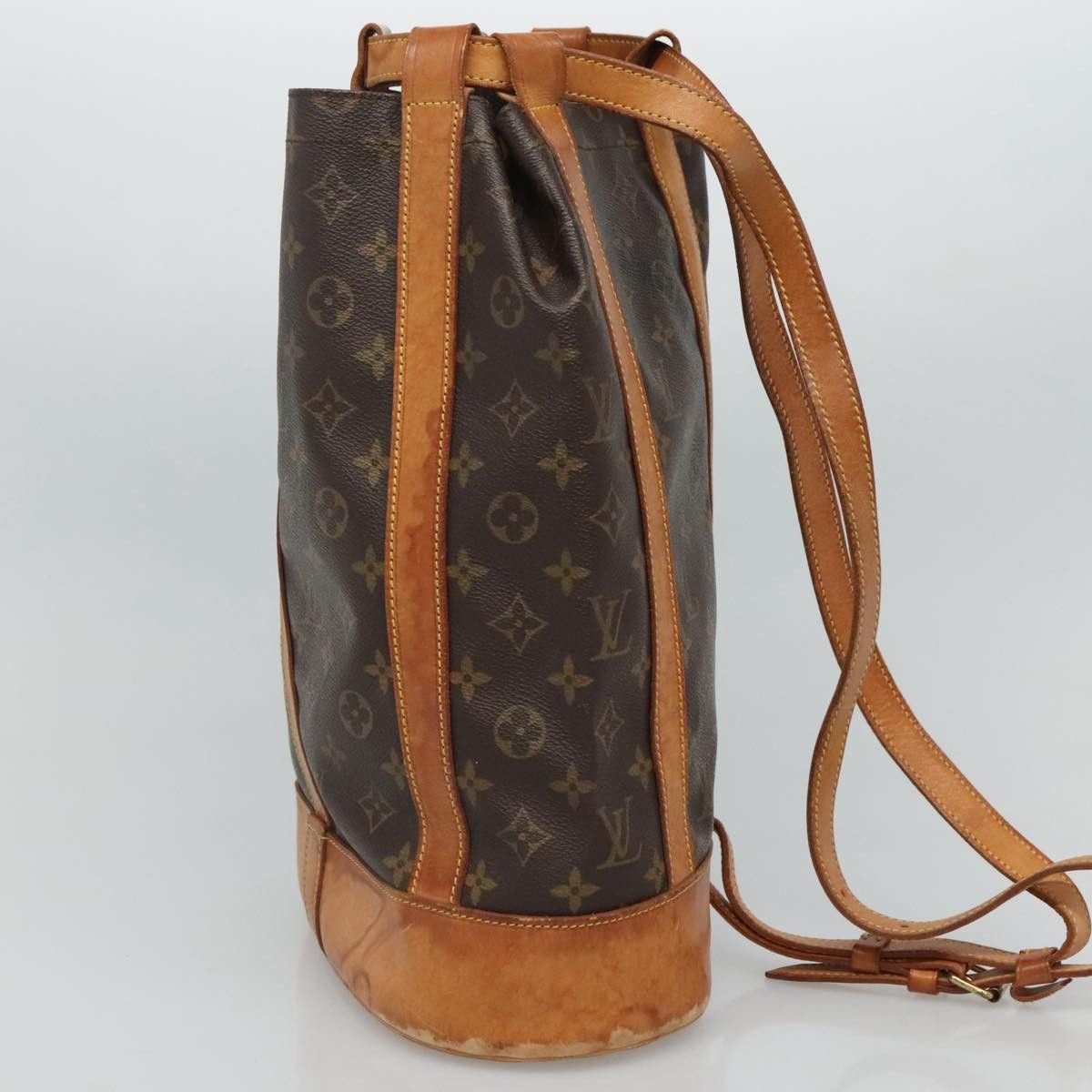 Louis Vuitton Randonnée Brown Canvas Shoulder Bag (Pre-Owned) Size ONE SIZE - 4 Thumbnail