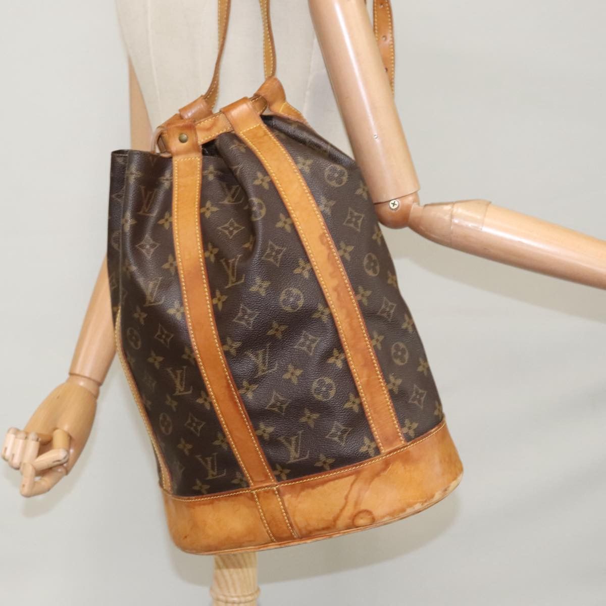 Louis Vuitton Randonnée Brown Canvas Shoulder Bag (Pre-Owned) Size ONE SIZE - 16 Thumbnail