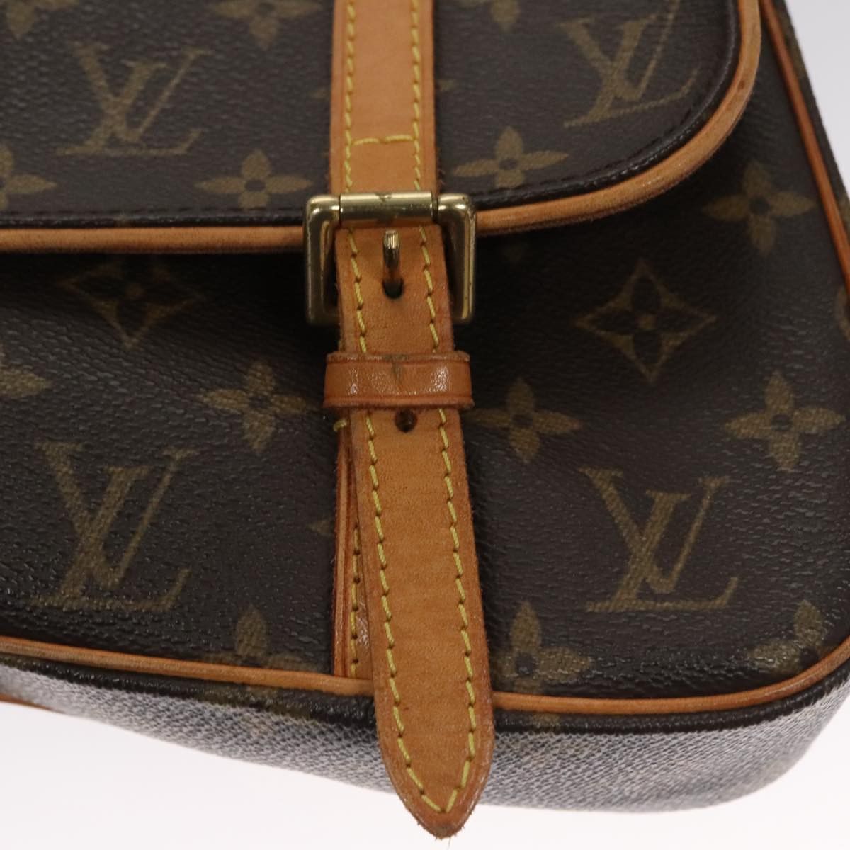 Louis Vuitton Marelle Brown Canvas Backpack Bag (Pre-Owned) Size ONE SIZE - 16 Thumbnail