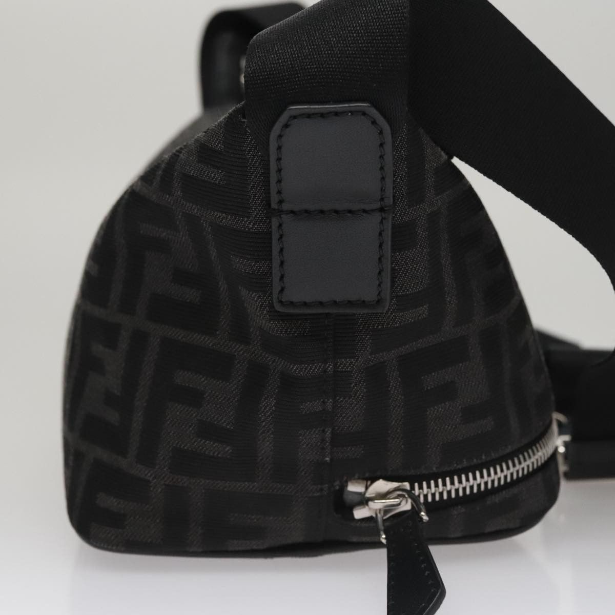 Fendi Zucca Black Canvas Shoulder Bag (Pre-Owned) Size ONE SIZE - 4 Thumbnail