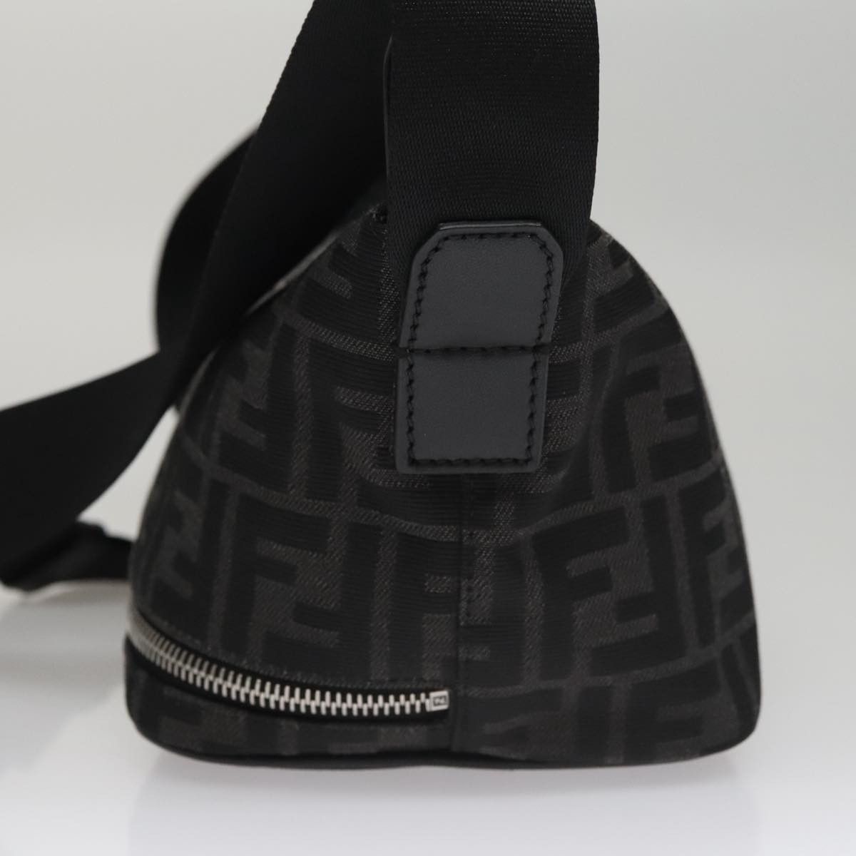 Fendi Zucca Black Canvas Shoulder Bag (Pre-Owned) Size ONE SIZE - 3 Thumbnail