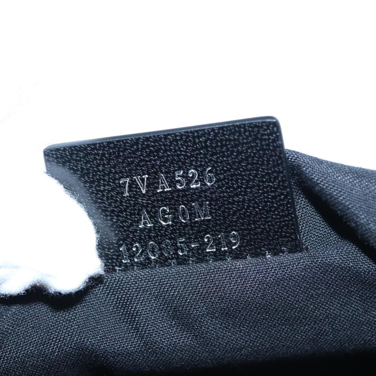 Fendi Zucca Black Canvas Shoulder Bag (Pre-Owned) Size ONE SIZE - 14 Thumbnail