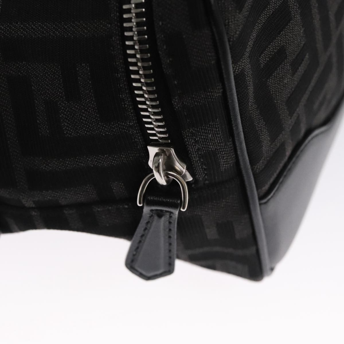Fendi Zucca Black Canvas Shoulder Bag (Pre-Owned) Size ONE SIZE - 11 Thumbnail