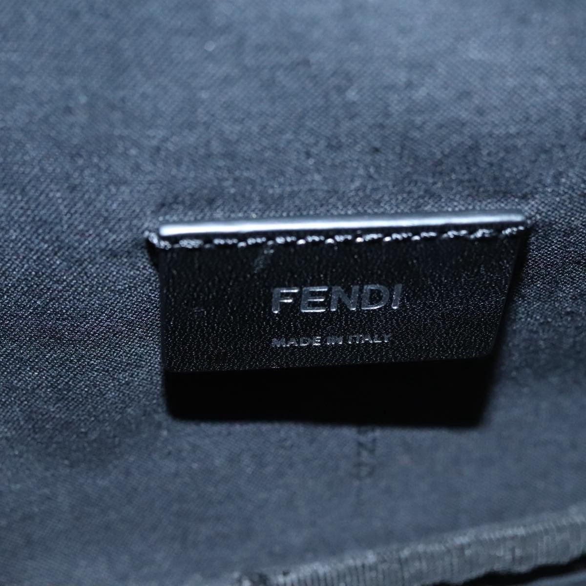 Fendi Zucca Black Canvas Shoulder Bag (Pre-Owned) Size ONE SIZE - 15 Thumbnail
