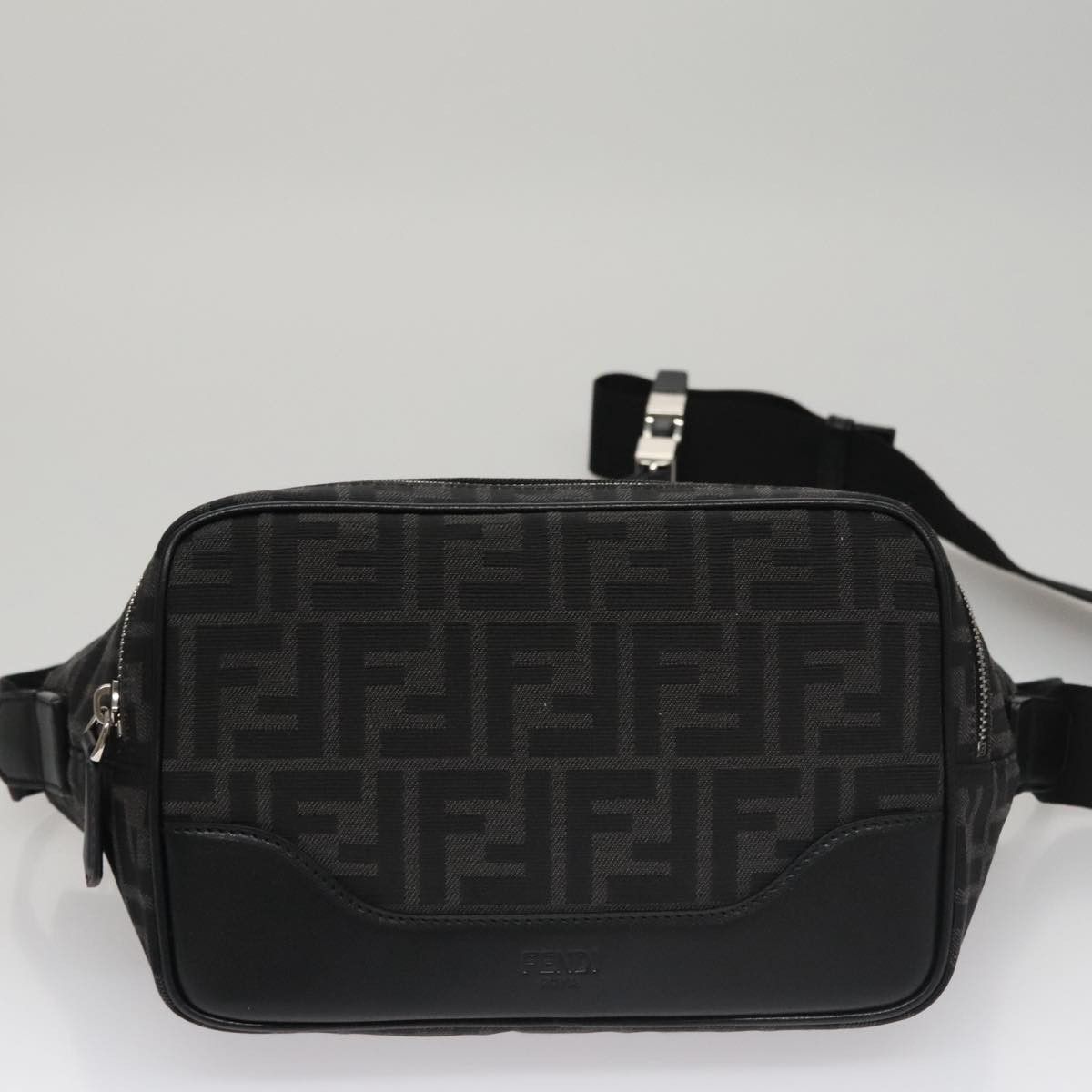 Fendi Zucca Black Canvas Shoulder Bag (Pre-Owned) Size ONE SIZE - 19 Thumbnail