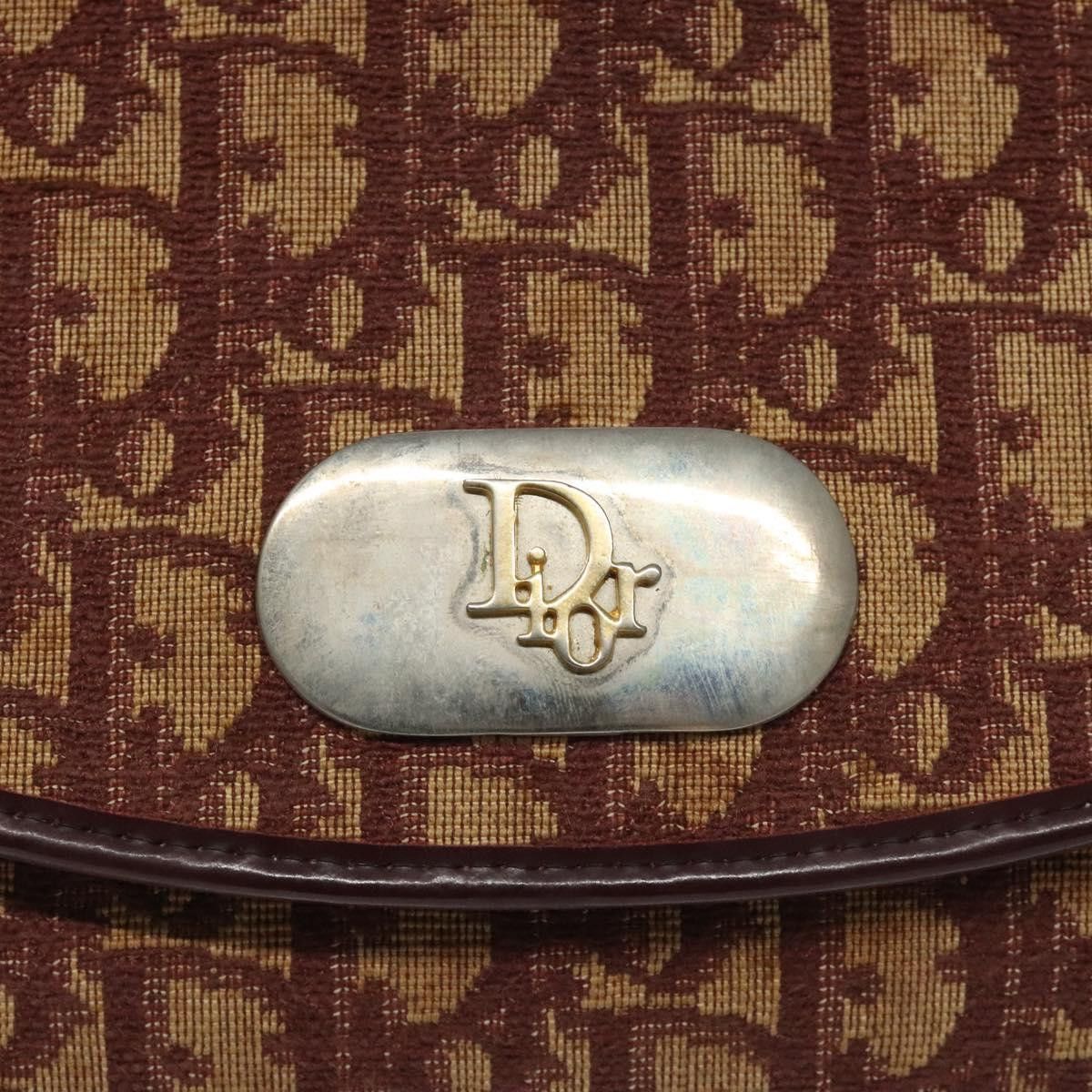 Dior Trotter Beige Canvas Shoulder Bag (Pre-Owned) Size ONE SIZE - 11 Thumbnail