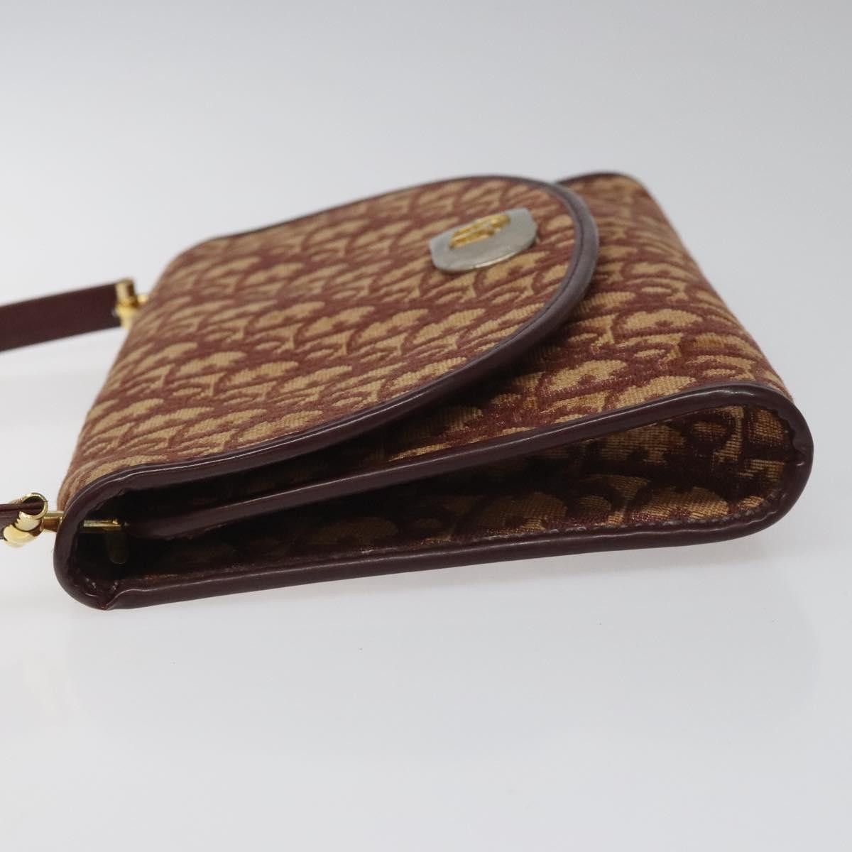 Dior Trotter Beige Canvas Shoulder Bag (Pre-Owned) Size ONE SIZE - 4 Thumbnail