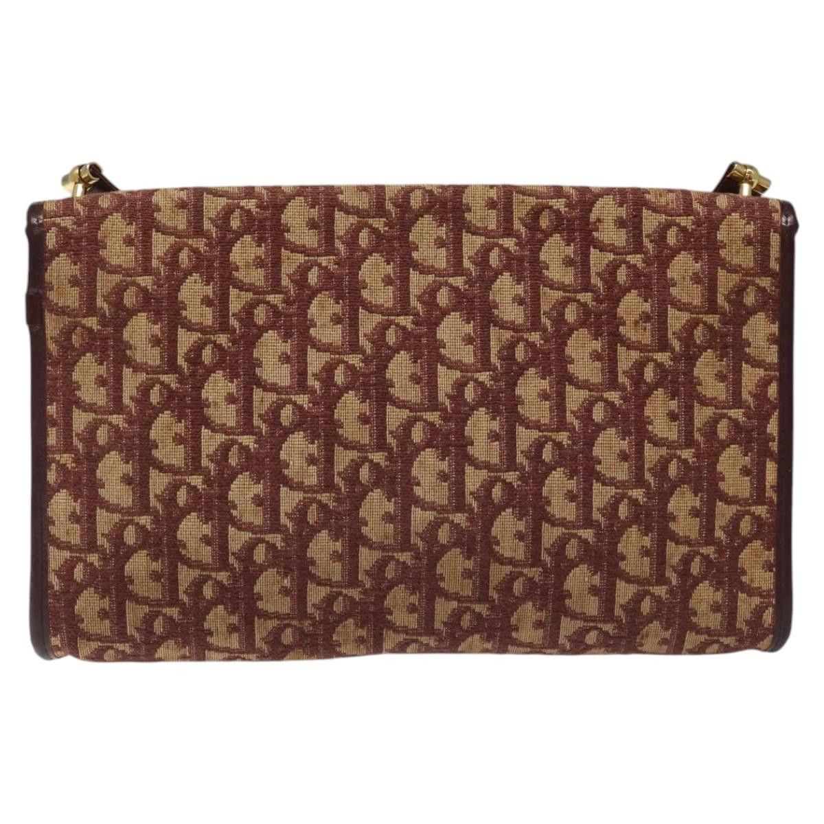 Dior Trotter Beige Canvas Shoulder Bag (Pre-Owned) Size ONE SIZE - 2 Thumbnail