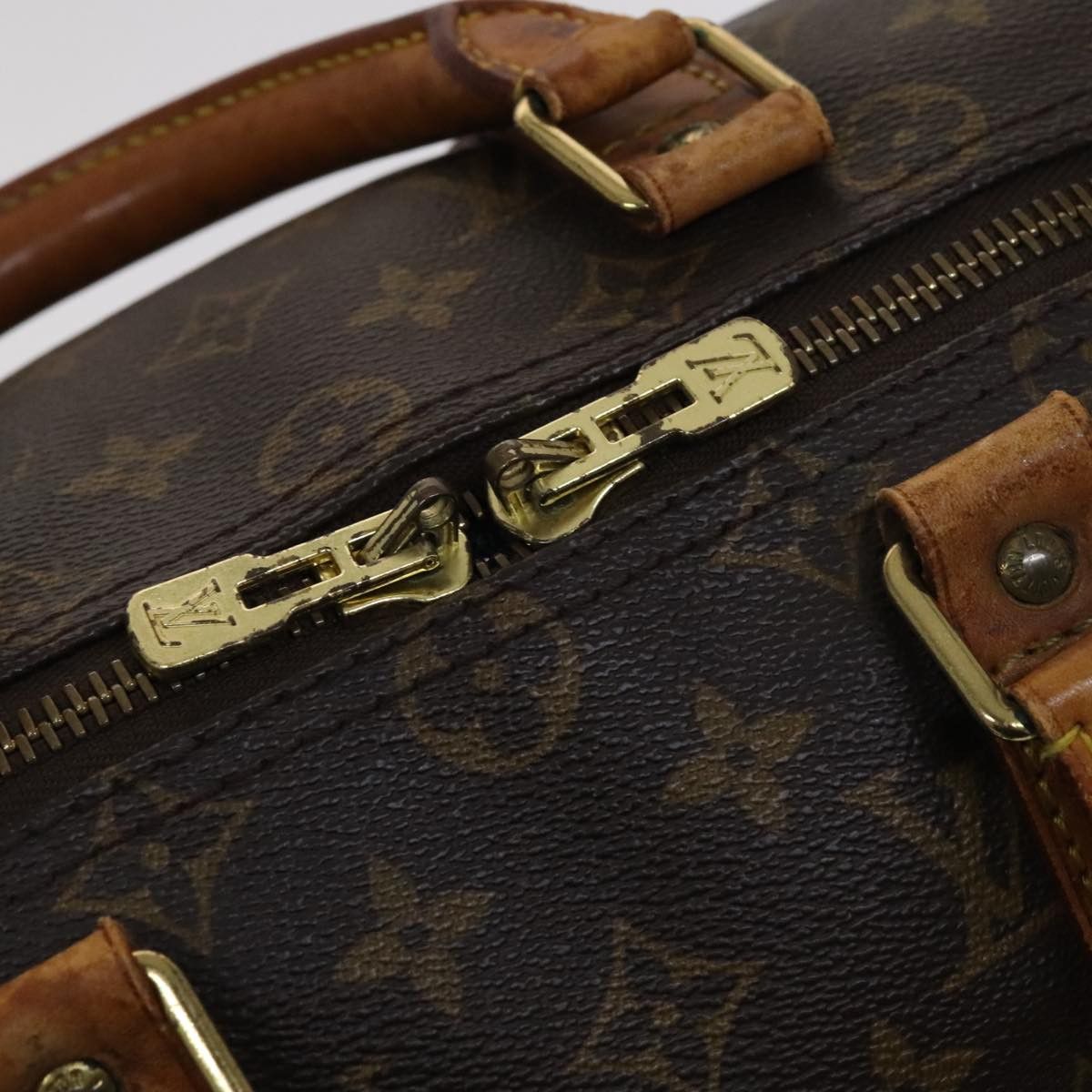 Louis Vuitton Keepall 45 Brown Canvas Travel Bag (Pre-Owned) Size ONE SIZE - 13 Thumbnail
