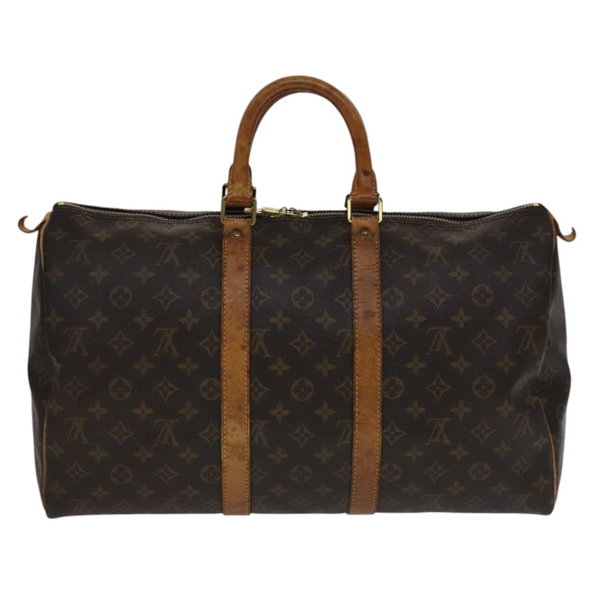 Louis Vuitton Keepall 45 Brown Canvas Travel Bag (Pre-Owned) Size ONE SIZE - 2 Thumbnail