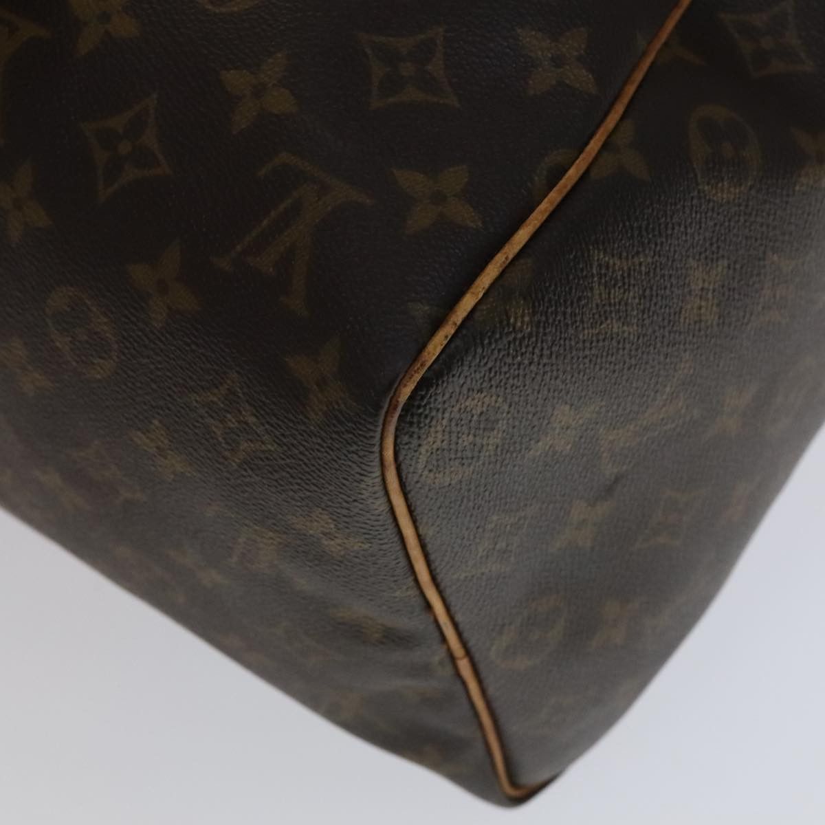 Louis Vuitton Keepall 45 Brown Canvas Travel Bag (Pre-Owned) Size ONE SIZE - 9 Thumbnail