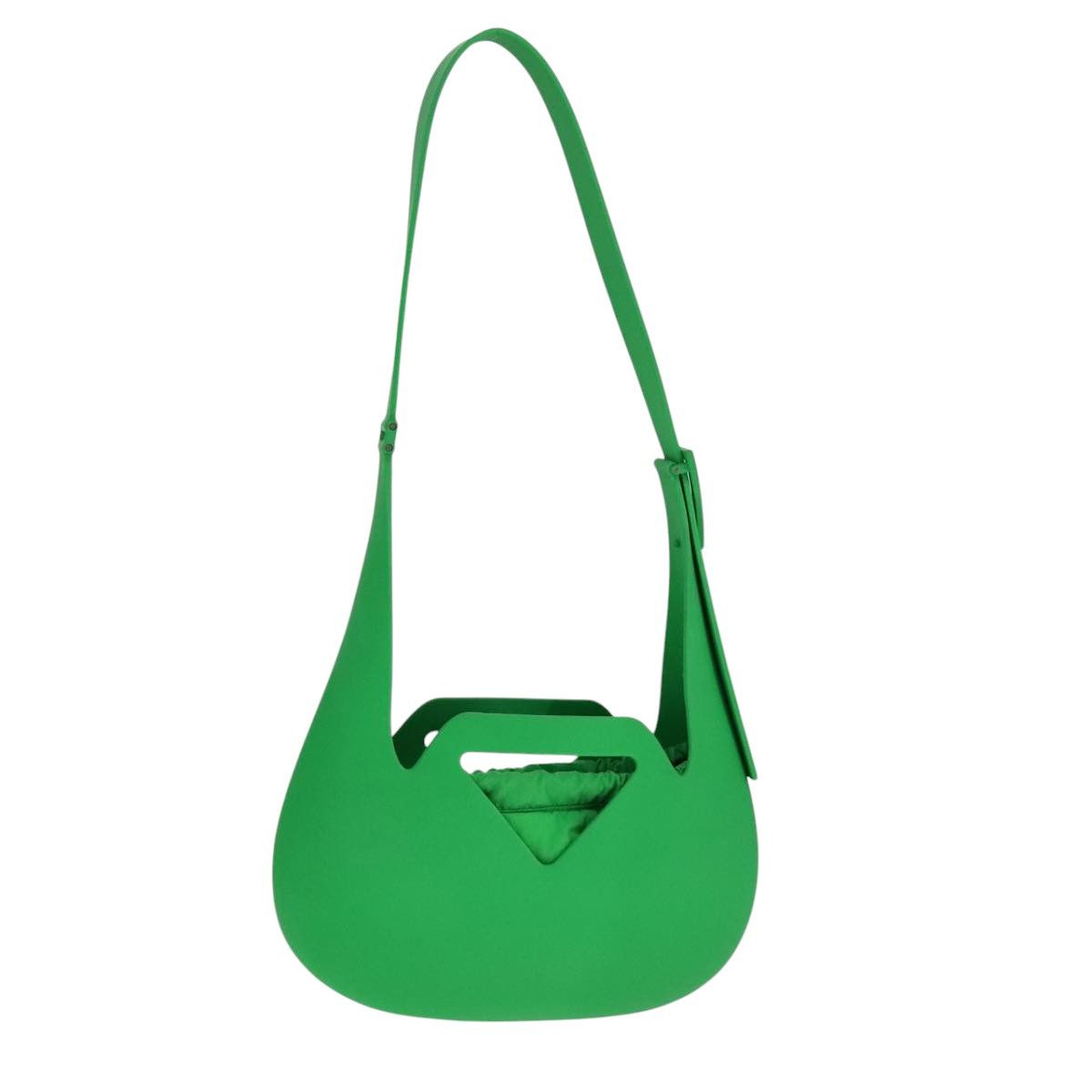 Bottega Veneta Green Rubber Shoulder Bag (Pre-Owned) Size ONE SIZE - 15 Thumbnail
