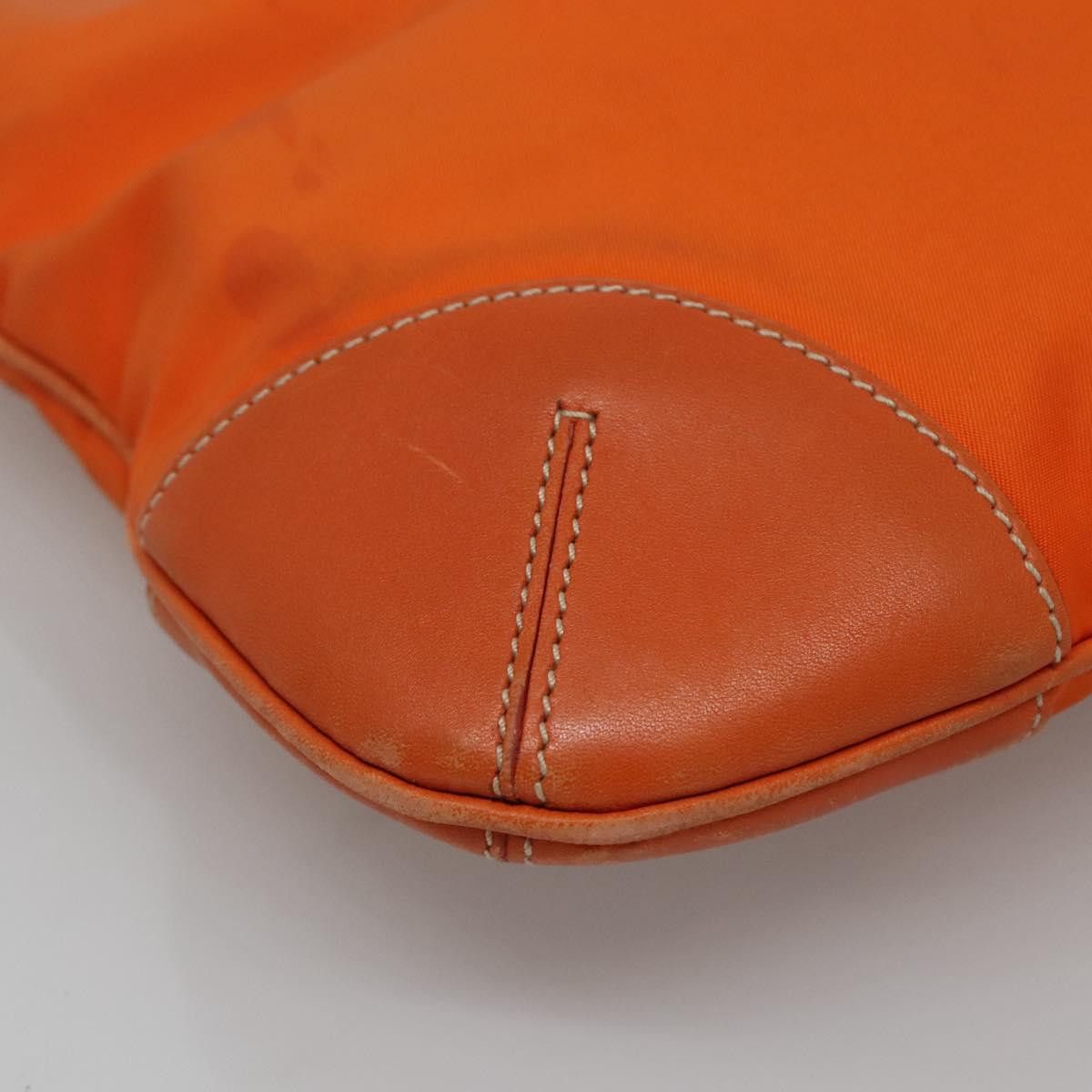 Prada Tessuto Orange Synthetic Shoulder Bag (Pre-Owned) Size ONE SIZE - 7 Thumbnail