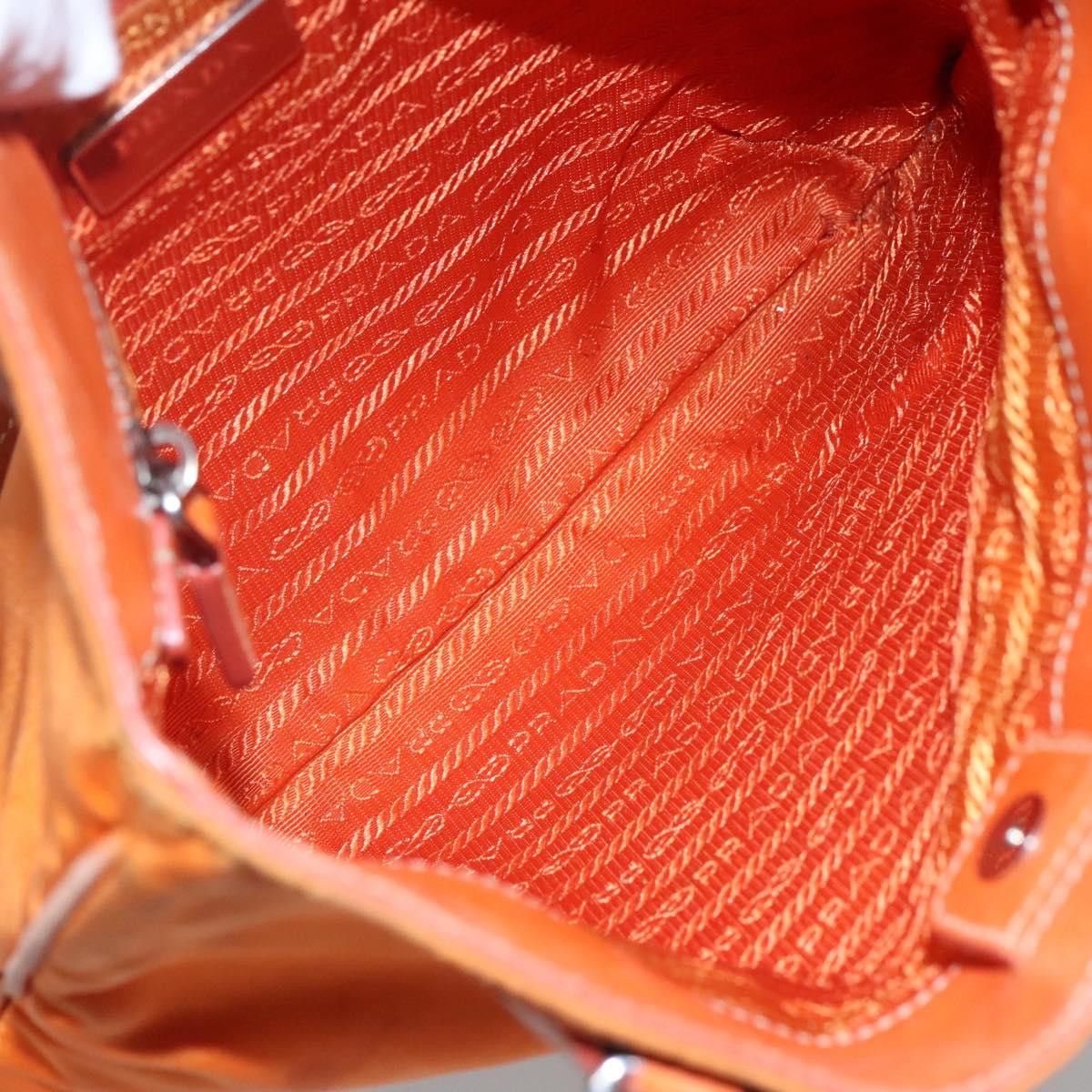 Prada Tessuto Orange Synthetic Shoulder Bag (Pre-Owned) Size ONE SIZE - 12 Thumbnail