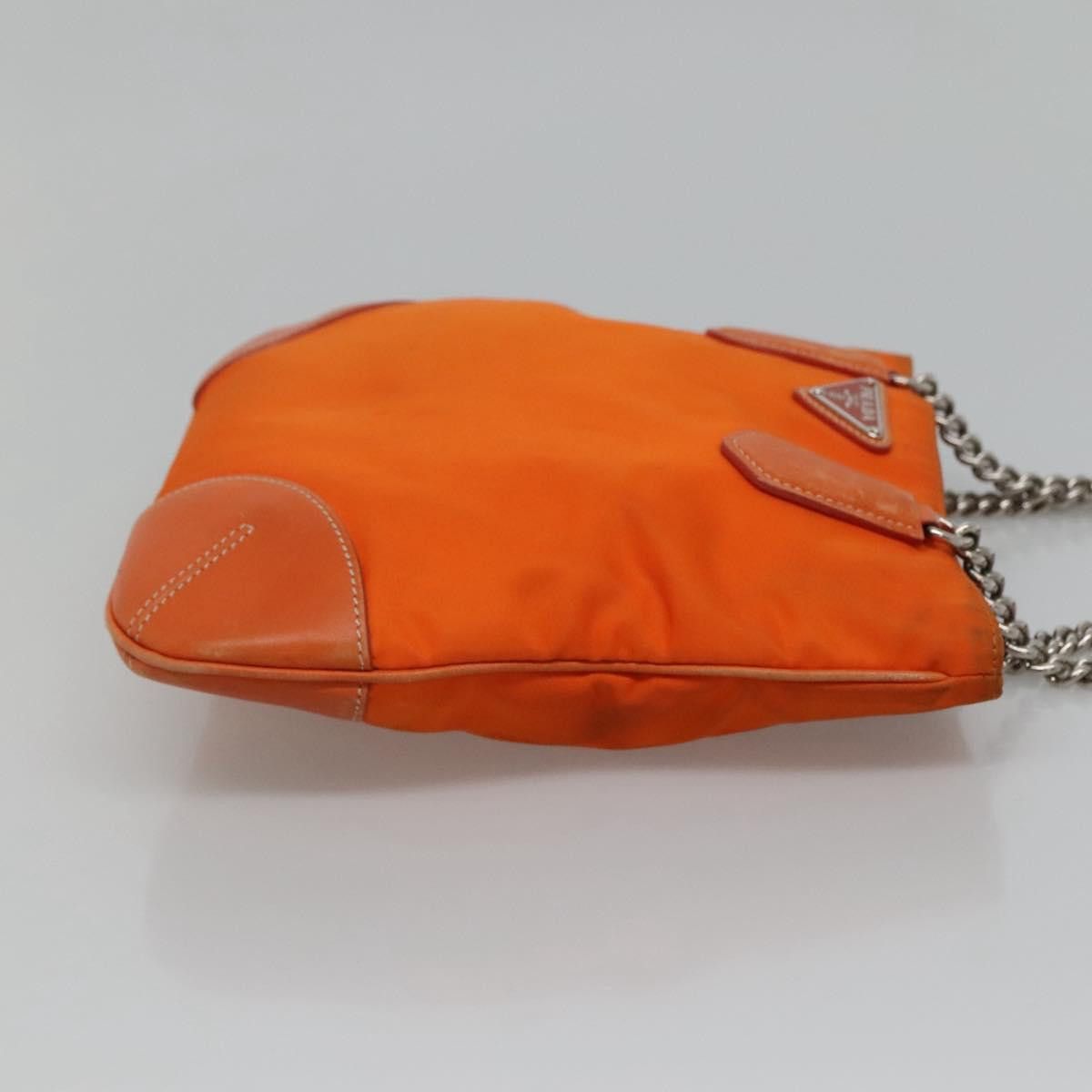 Prada Tessuto Orange Synthetic Shoulder Bag (Pre-Owned) Size ONE SIZE - 3 Thumbnail