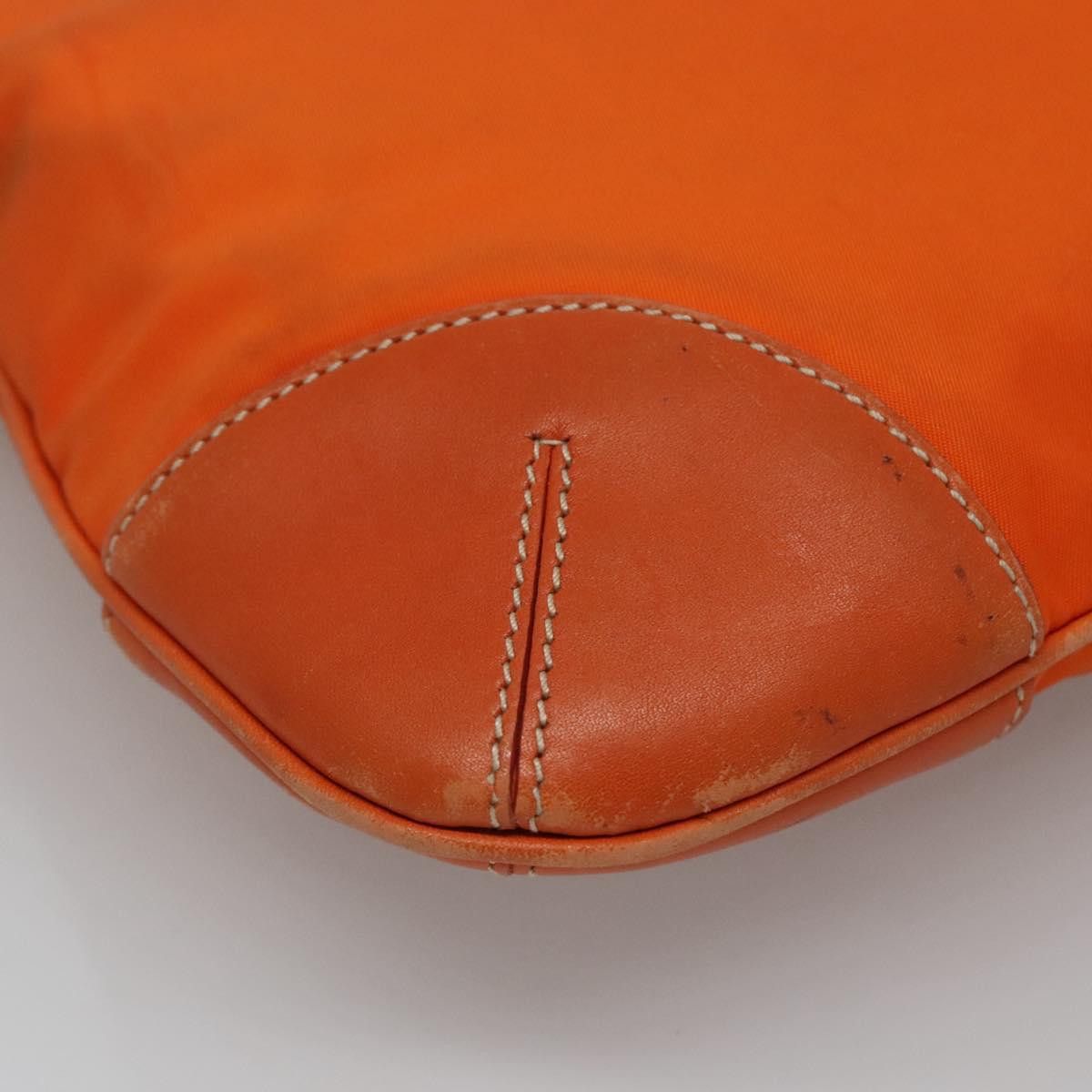 Prada Tessuto Orange Synthetic Shoulder Bag (Pre-Owned) Size ONE SIZE - 8 Thumbnail