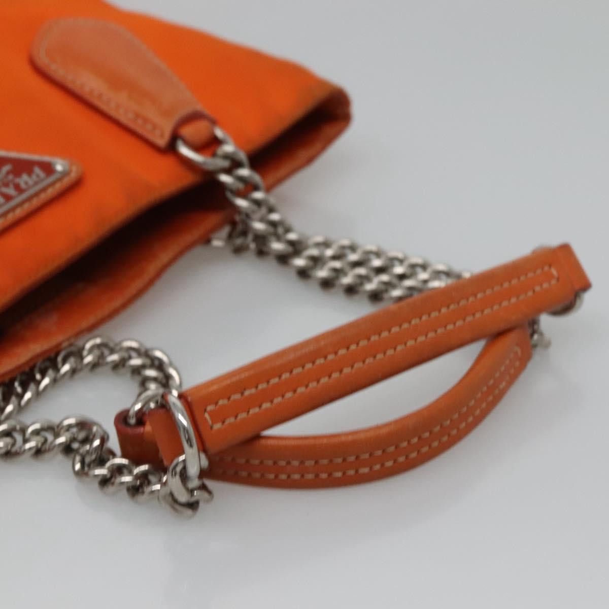 Prada Tessuto Orange Synthetic Shoulder Bag (Pre-Owned) Size ONE SIZE - 10 Thumbnail