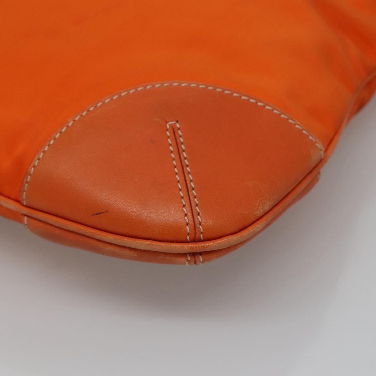 Prada Tessuto Orange Synthetic Shoulder Bag (Pre-Owned) Size ONE SIZE - 6 Thumbnail