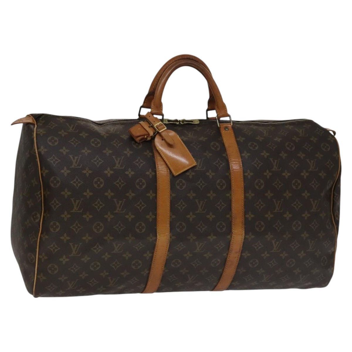Louis Vuitton Keepall 60 Brown Canvas Travel Bag (Pre-Owned) Size ONE SIZE - 20 Thumbnail