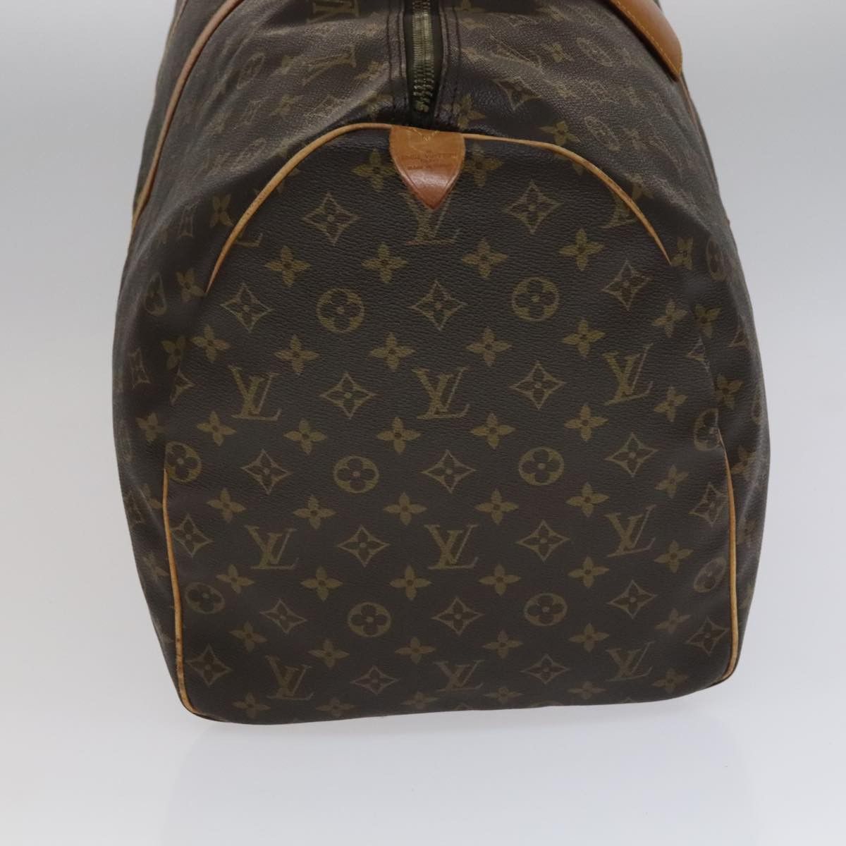 Louis Vuitton Keepall 60 Brown Canvas Travel Bag (Pre-Owned) Size ONE SIZE - 4 Thumbnail