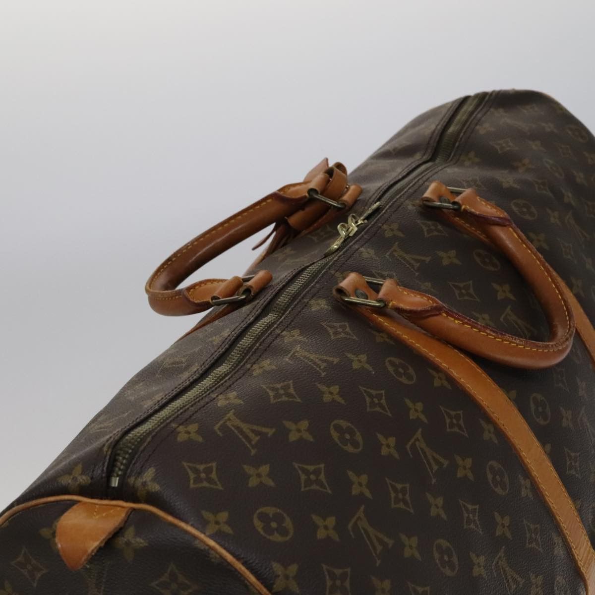 Louis Vuitton Keepall 60 Brown Canvas Travel Bag (Pre-Owned) Size ONE SIZE - 5 Thumbnail