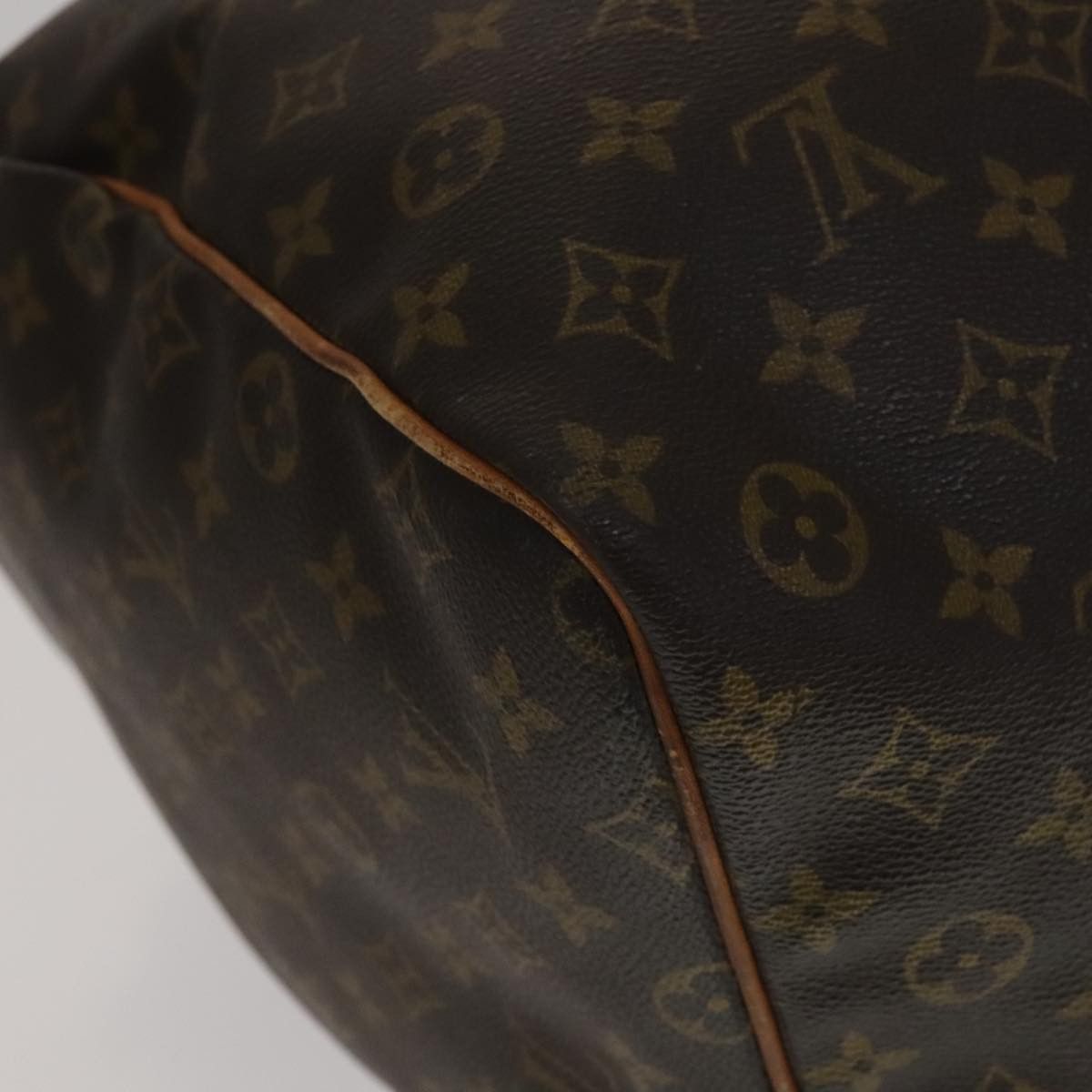 Louis Vuitton Keepall 60 Brown Canvas Travel Bag (Pre-Owned) Size ONE SIZE - 8 Thumbnail