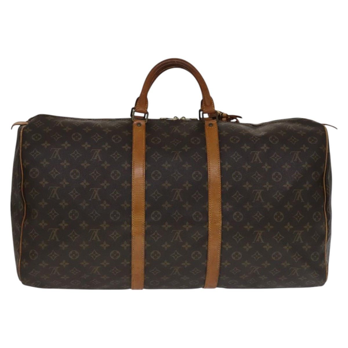 Louis Vuitton Keepall 60 Brown Canvas Travel Bag (Pre-Owned) Size ONE SIZE - 2 Thumbnail
