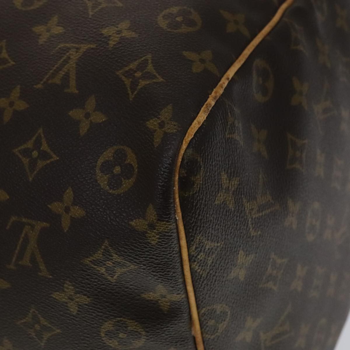 Louis Vuitton Keepall 60 Brown Canvas Travel Bag (Pre-Owned) Size ONE SIZE - 9 Thumbnail