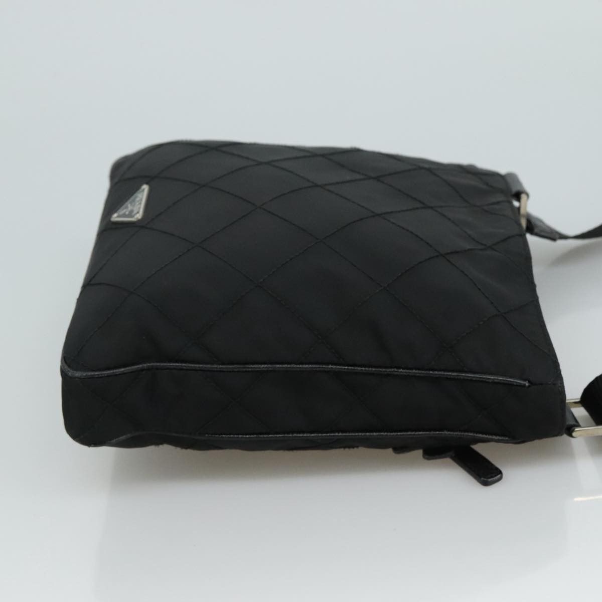 Prada Tessuto Black Synthetic Shoulder Bag (Pre-Owned) Size ONE SIZE - 3 Thumbnail