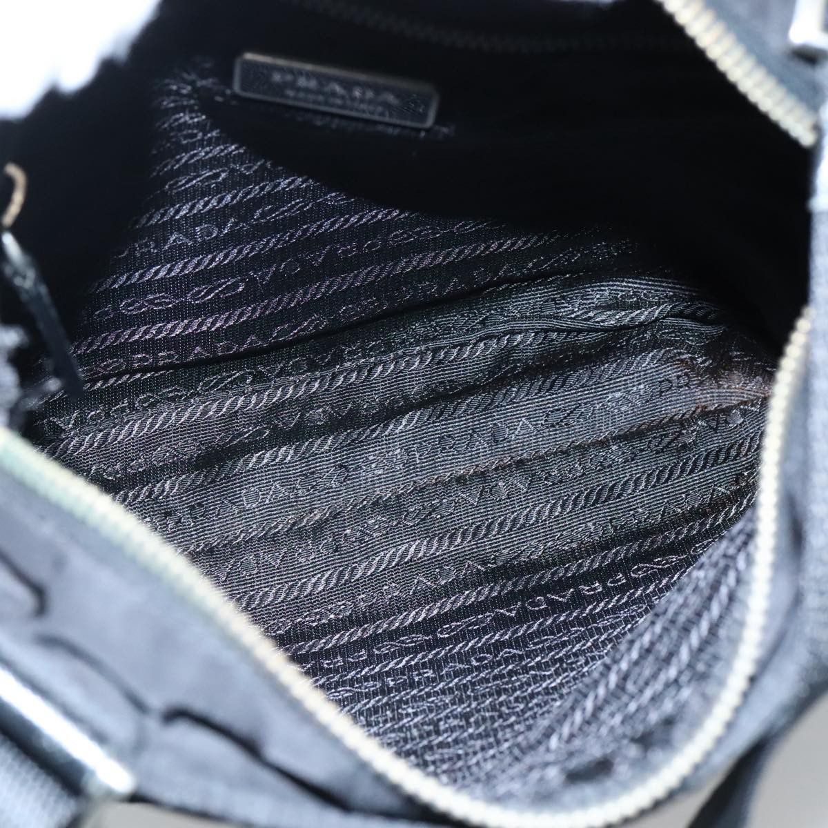 Prada Tessuto Black Synthetic Shoulder Bag (Pre-Owned) Size ONE SIZE - 13 Thumbnail