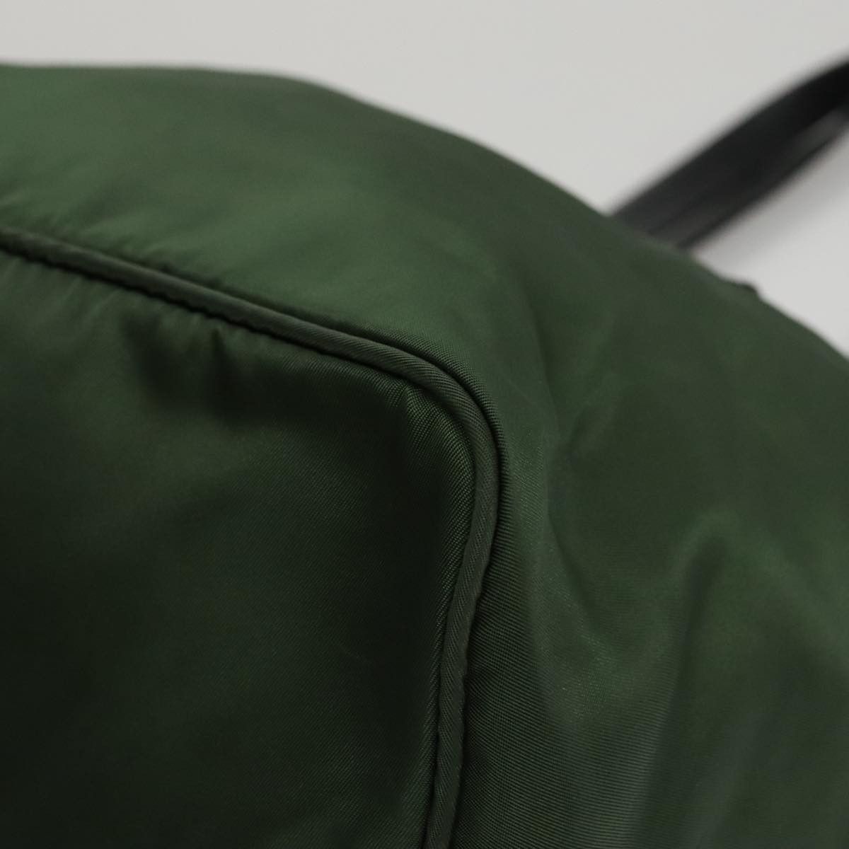 Prada Tessuto Green Synthetic Tote Bag (Pre-Owned) Size ONE SIZE - 8 Thumbnail