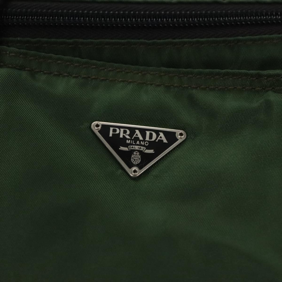 Prada Tessuto Green Synthetic Tote Bag (Pre-Owned) Size ONE SIZE - 20 Thumbnail