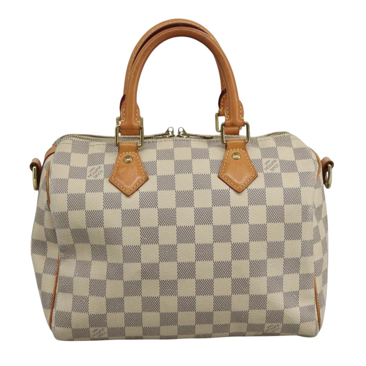 Louis Vuitton Speedy Bandoulière 25 White Canvas Handbag (Pre-Owned) Size ONE SIZE - 2 Thumbnail