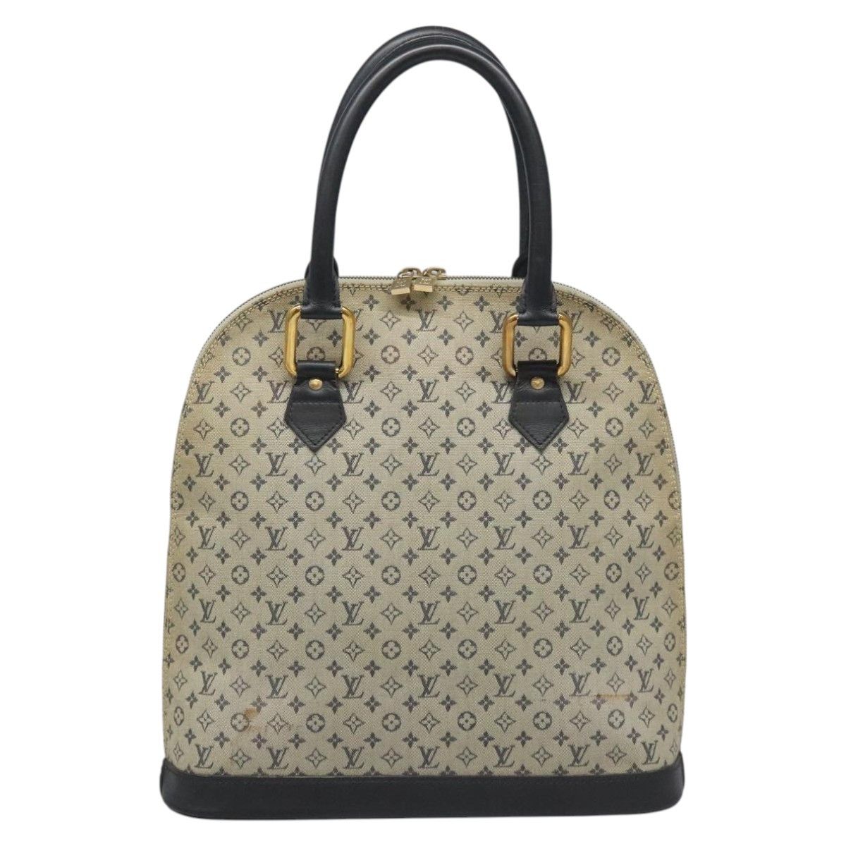 Louis Vuitton Alma Mini Blue Canvas Handbag (Pre-Owned) Size ONE SIZE - 2 Thumbnail
